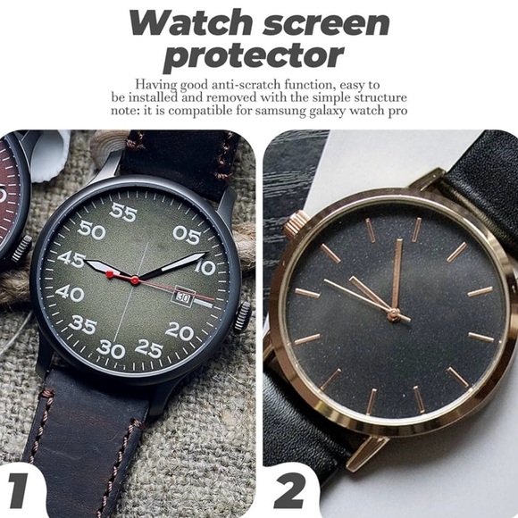 Samsung Galaxy Watch Case Replaceable Shell Tempered Glass Case Cover UNISEX - Picture 7 of 8